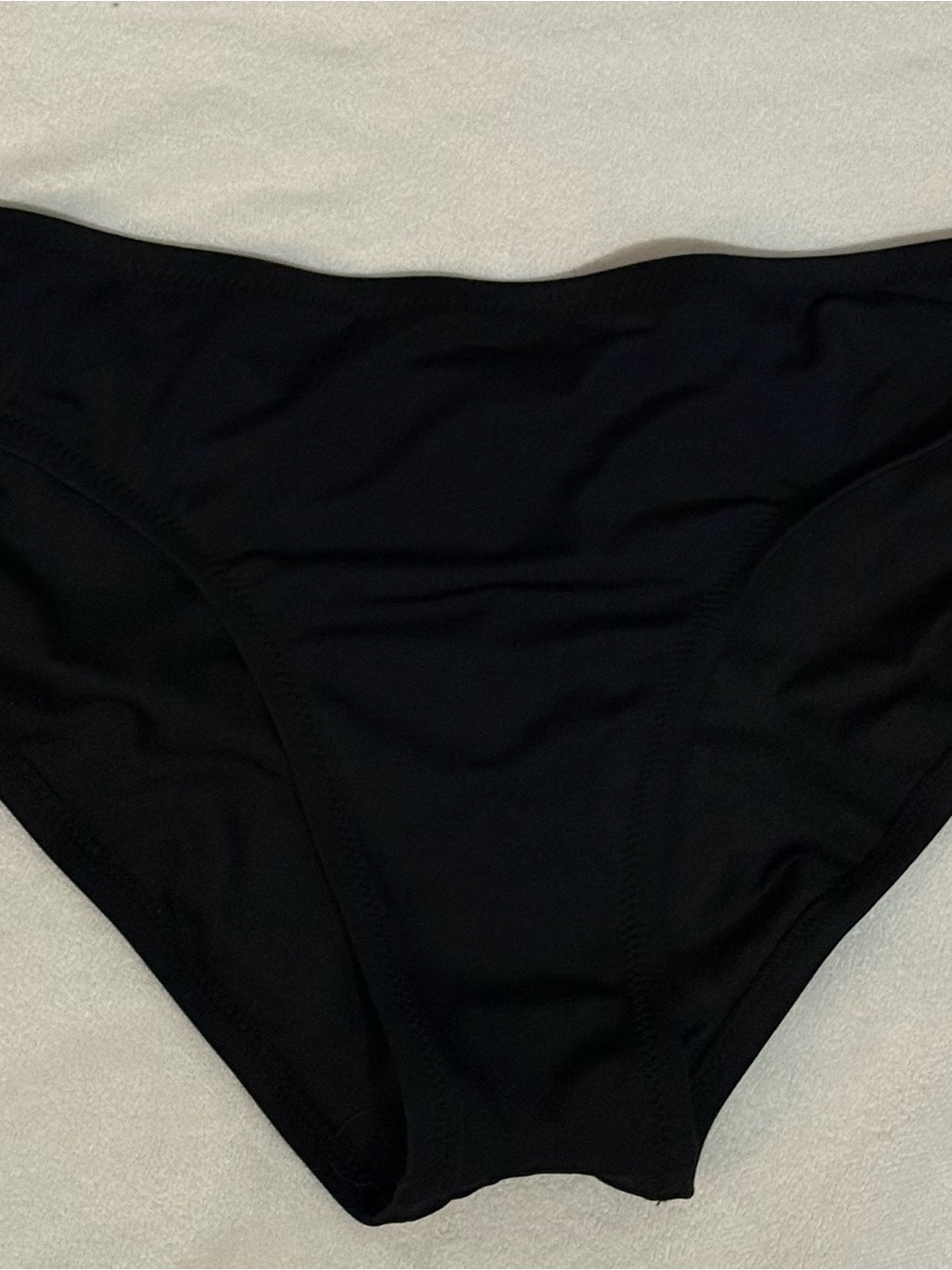 Victoria's Secret Black Bikini Bottom - ruched cheeky Coverage